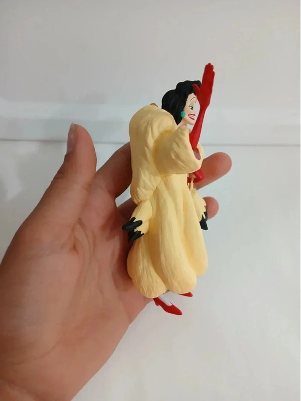 Vintage Cruella Christmas ornament